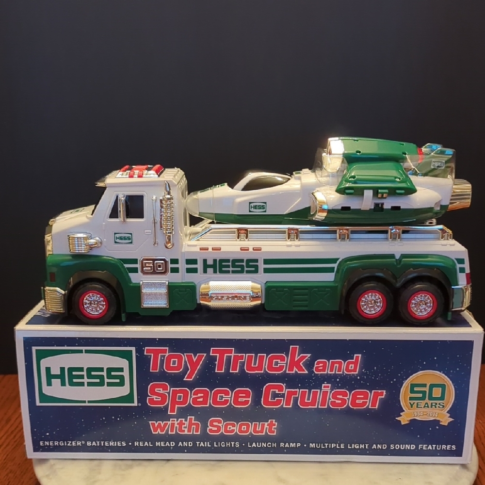 2014 Hess 50th Anniversary Truck and Space Cruiser with Scout
